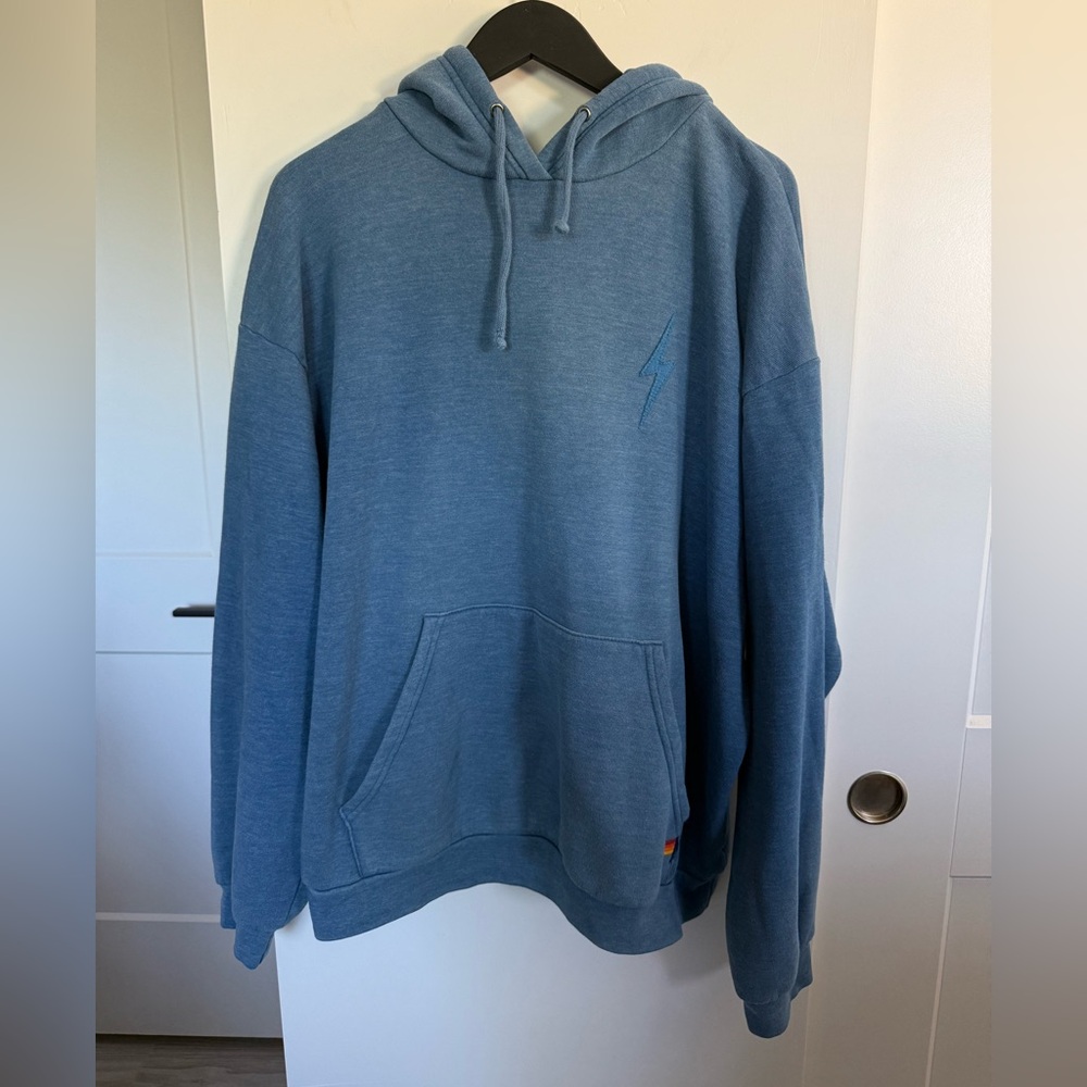 Aviator Nation Bolt Stitch 2 Relaxed Pullover Hoodie Size XL (Unisex)